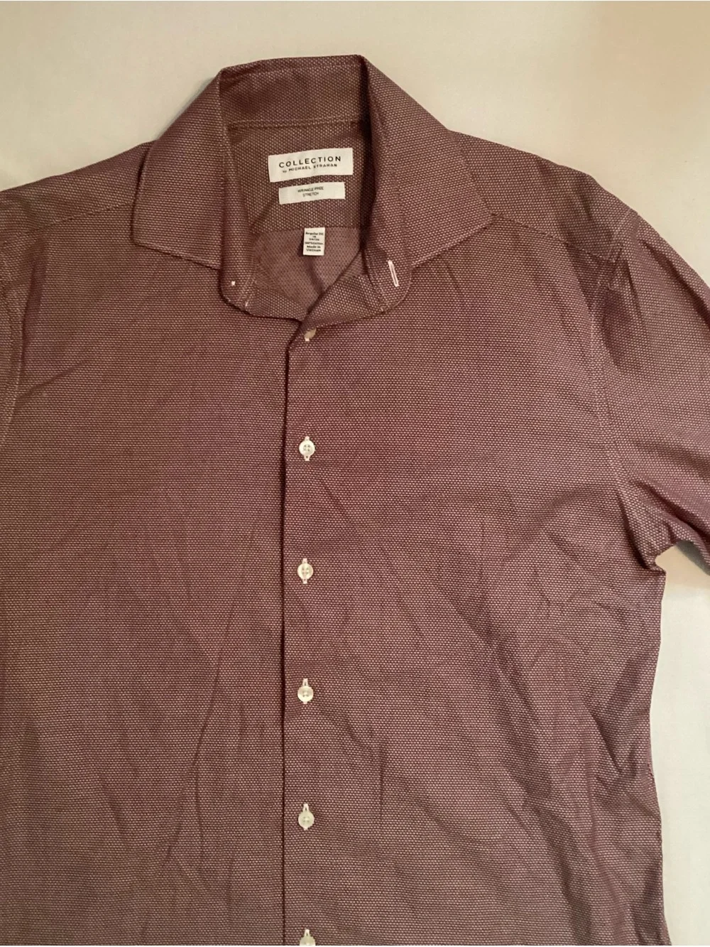 Michael Strahan Collection Men’s Regular Fit Long Sleeve Dress Shirt Size 16